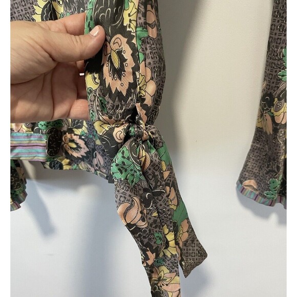 Johnny Was Floral Long Sleeve Blouse No Size No Material Tag See Measurements. - Picture 3 of 8